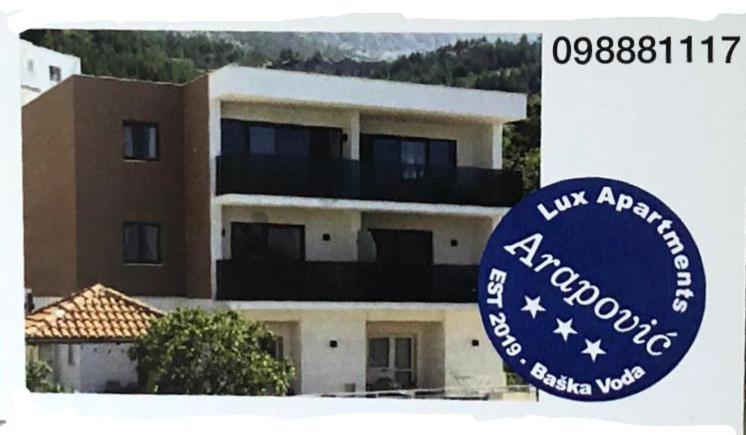 Apartmani Arapovic Baška Voda Exteriör bild